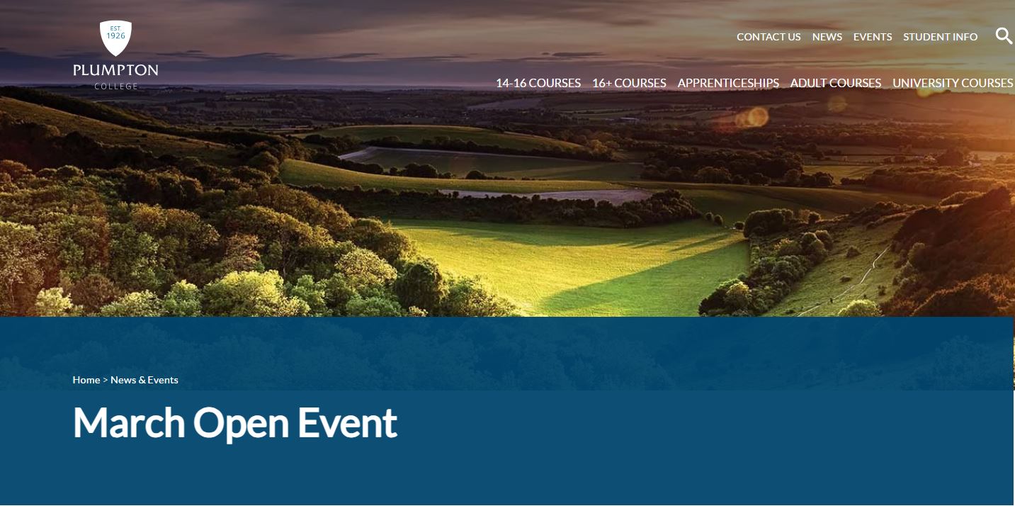 Plumpton College Open Event